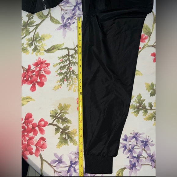 New! Black bomber jacket men’s L lightweight full zip - Picture 8 of 16